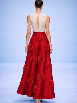 SS26-2005B PANTALON PETALOS