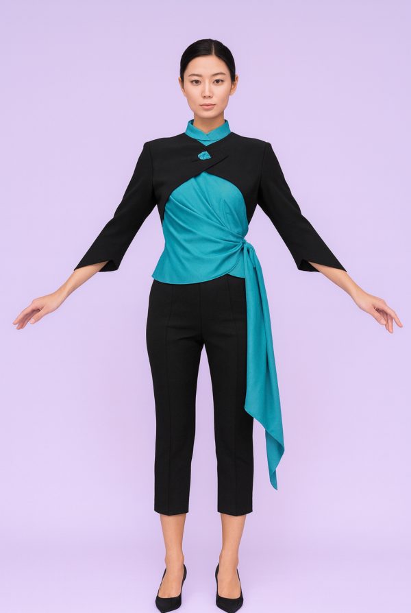 CHAQUETA BOLERO MANGA PICOS