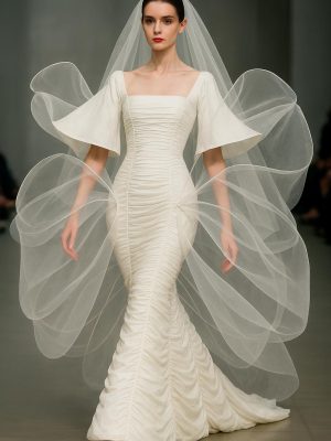 VESTIDO FRUNCES MARIPOSA