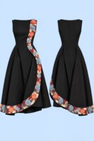 VESTIDO JARDÍN DE MEDIANOCHE