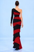 VESTIDO ÓRBITA CARMESÍ