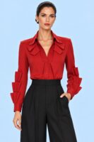 CAMISA PULSO ESCARLATA
