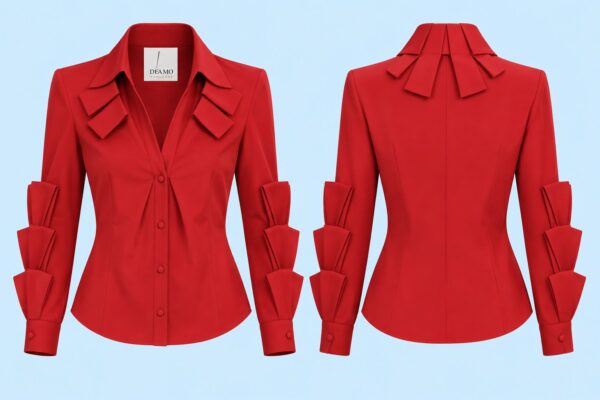 CAMISA PULSO ESCARLATA